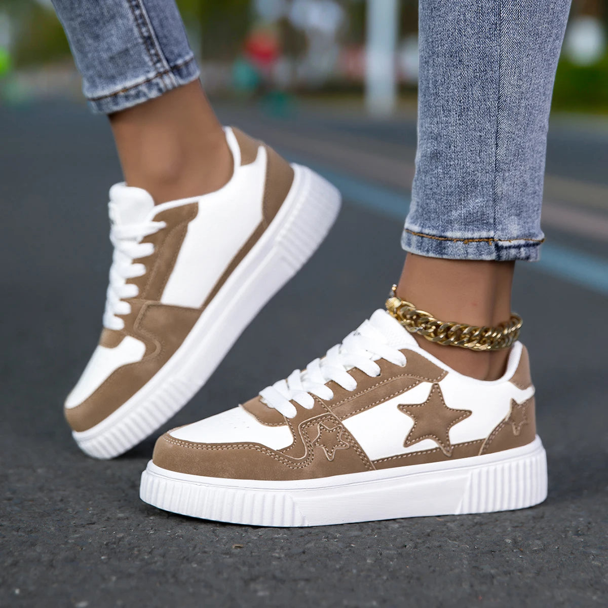 Womens Sneakers Casual Sports Breathable Stylish
