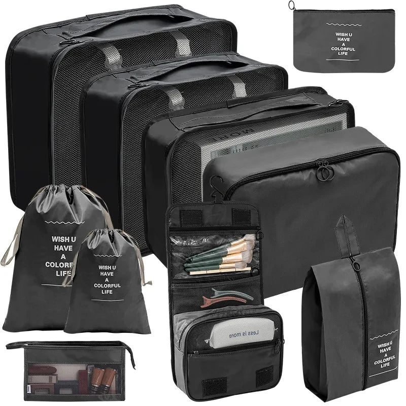 Travel Organizer Storage Bags Suitcase 7/8/9/10 Pcs Set
