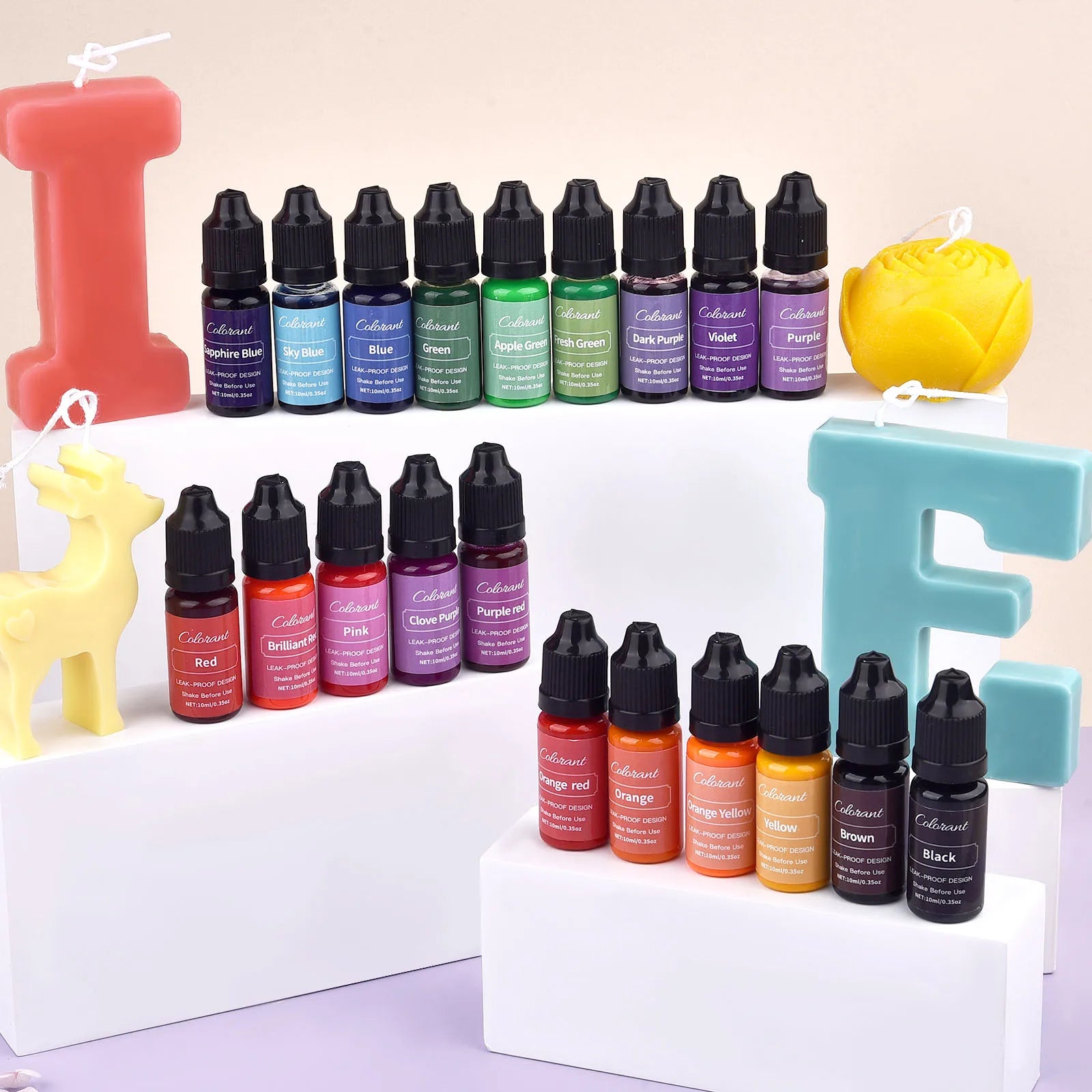 Kerzenfarbstoffe Pigment Aromatherapie Flüssigkeit 10ml