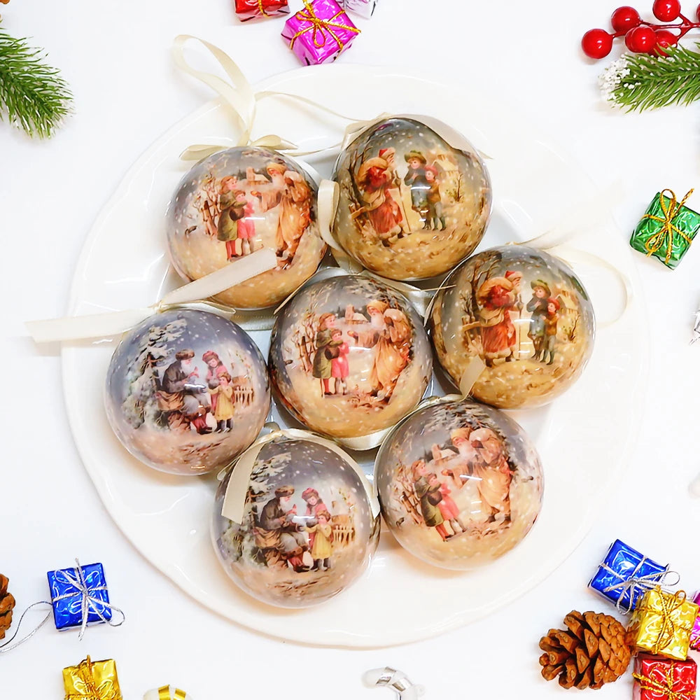 Bolas de Navidad, colgantes de Navidad, adornos para árbol, bolas multicolores, juego de decoraciones para fiestas en el hogar, Navidad, bolas de decoración navideña