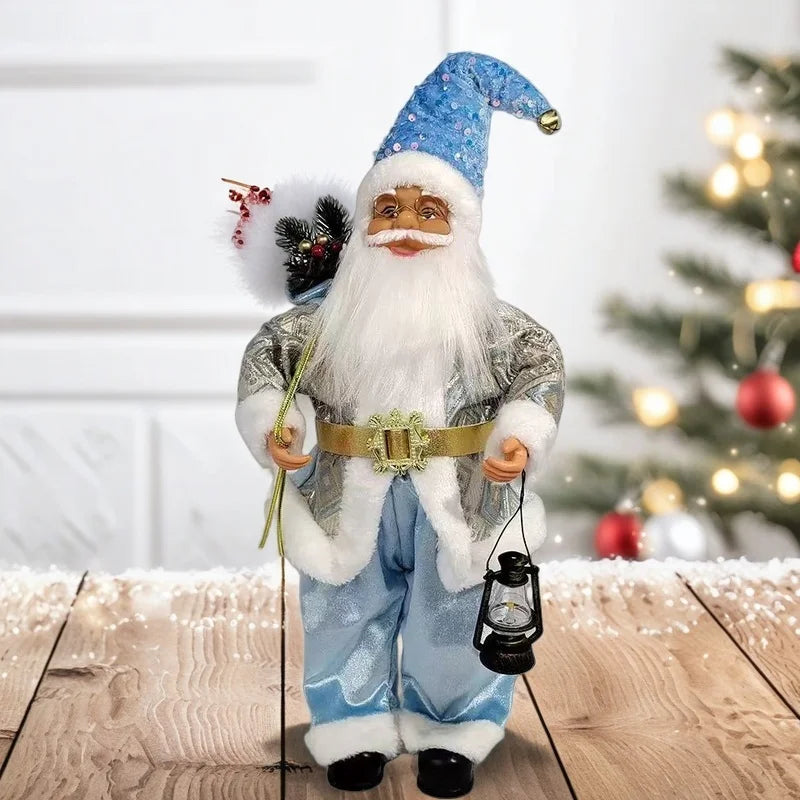 Santa Claus figurine, perfect Christmas gift, fantasy design, exquisite details.