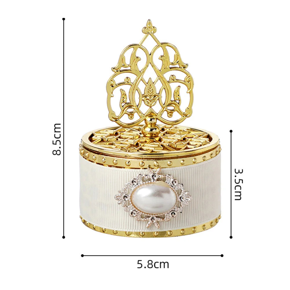 Golden White Elegant Candy Gift Box.