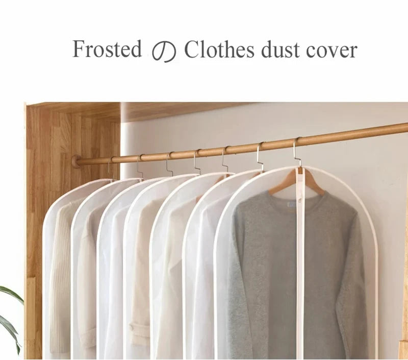 Sacchetto copri-polvere per vestiti, 5 pezzi, con cerniera