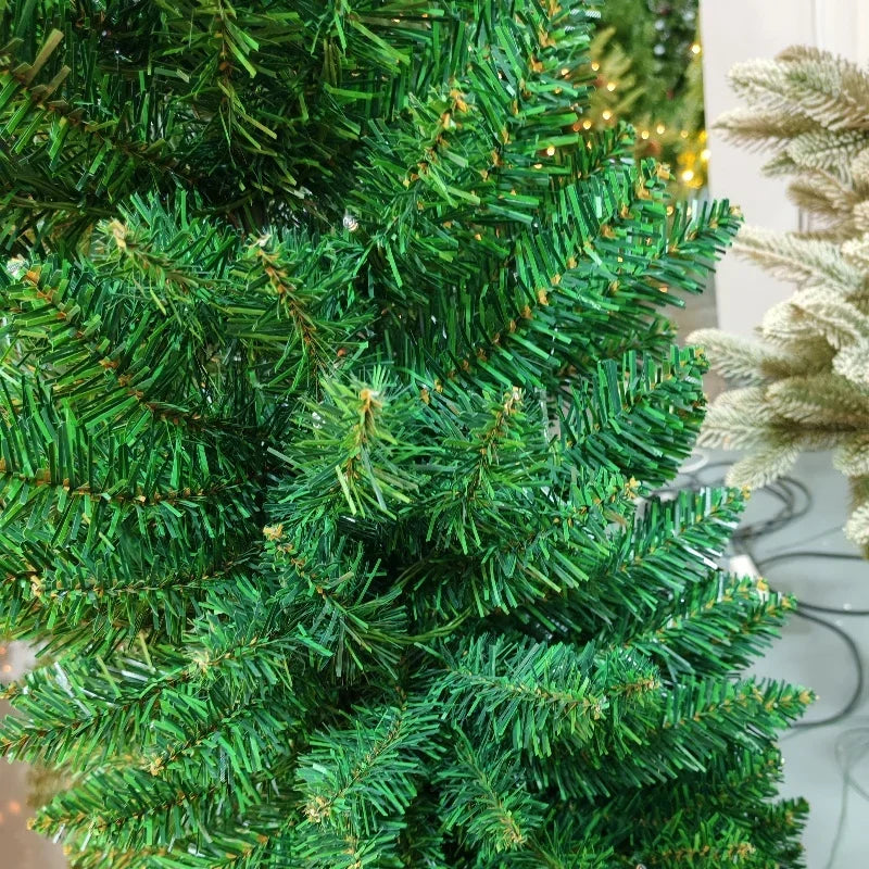 Árbol de Navidad artificial de lujo 2025, decoración para el hogar, gran novedad, adornos navideños, árbol de Navidad de 150/180/210 cm