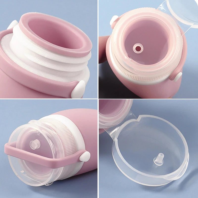 Portable Silicone Travel Bottle Cosmetic Storage Refillable Empty Bottle