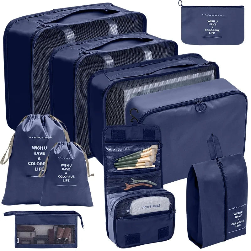Travel Organizer Storage Bags Suitcase 7/8/9/10 Pcs Set