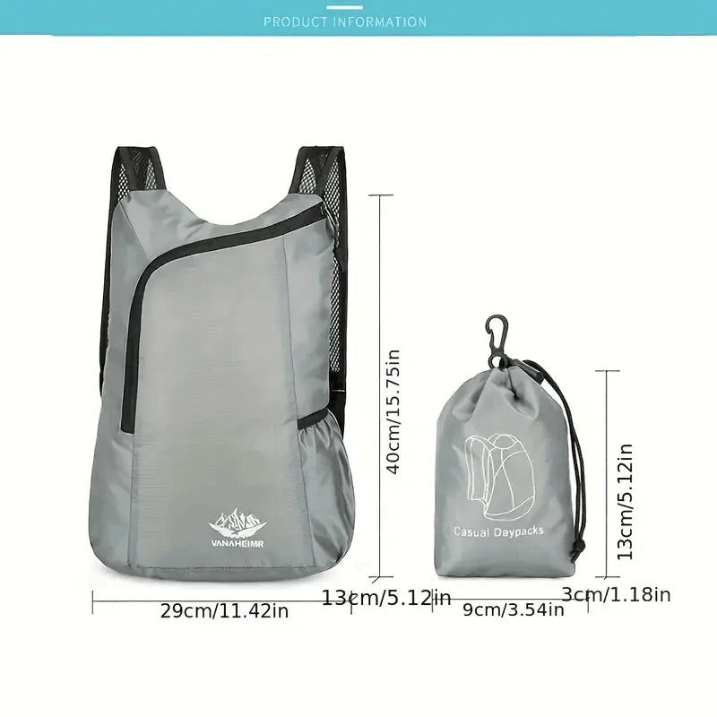 2025 New 1-Pack Multifunctional Ultralight Backpack - Foldable and Portable