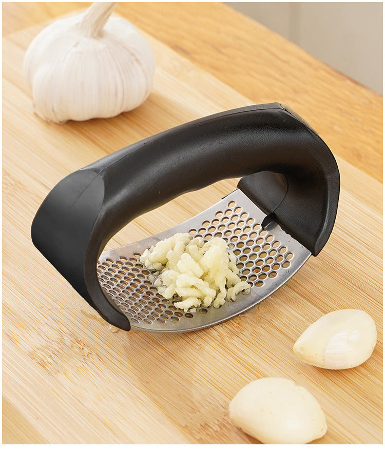 Stainless Steel Garlic Press Crusher.