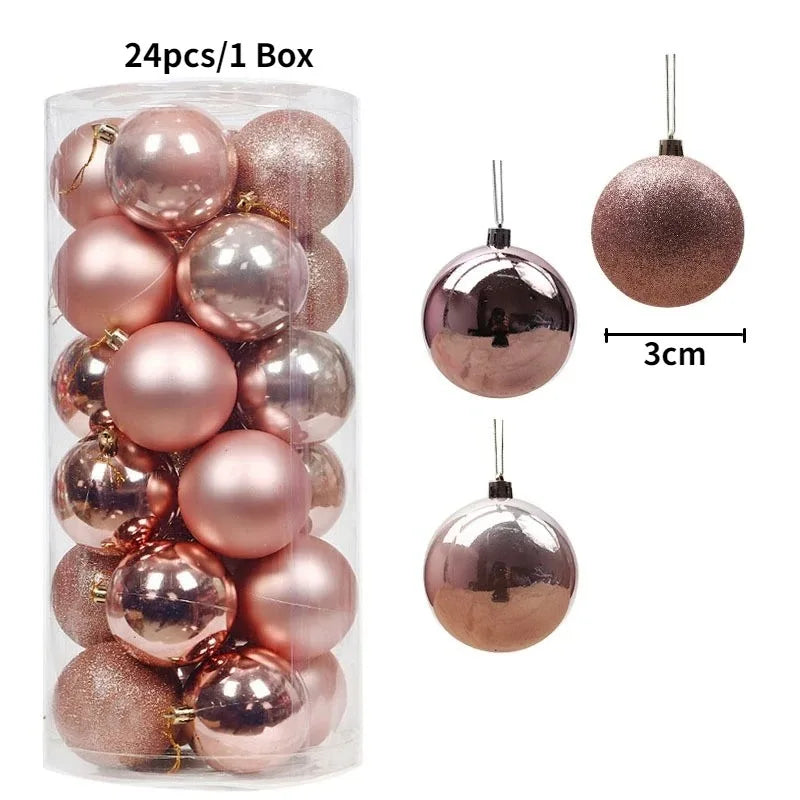Palline di Natale 36 pezzi 3 cm Decorazione 2025 PREZZO ECCEZIONALE!