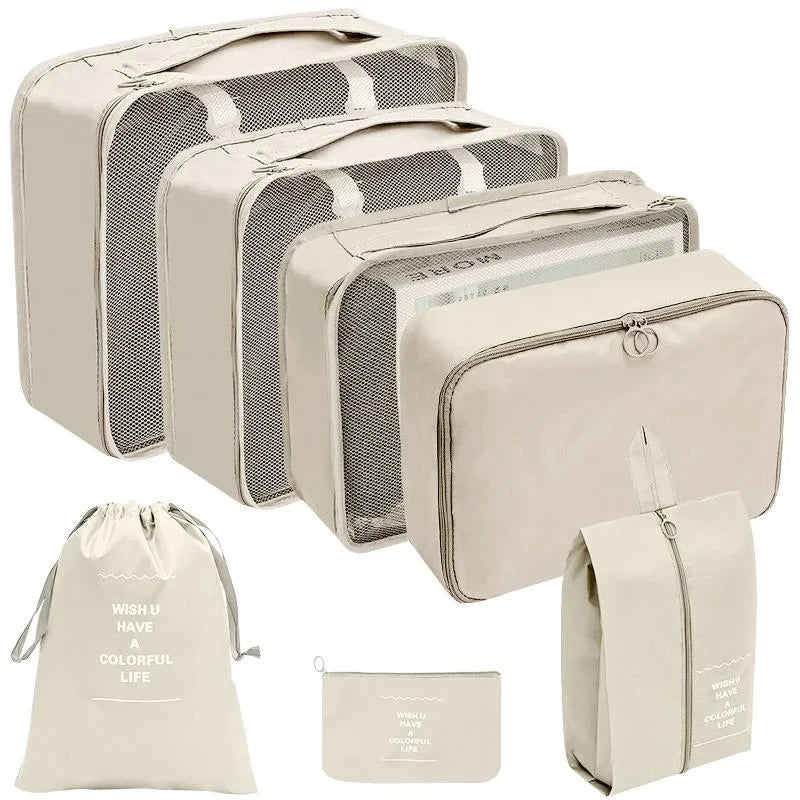 Travel Organizer Storage Bags Suitcase 7/8/9/10 Pcs Set