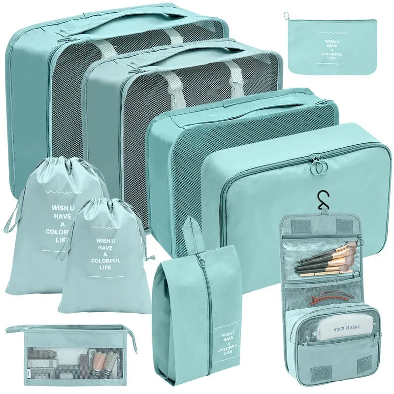 Travel Organizer Storage Bags Suitcase 7/8/9/10 Pcs Set