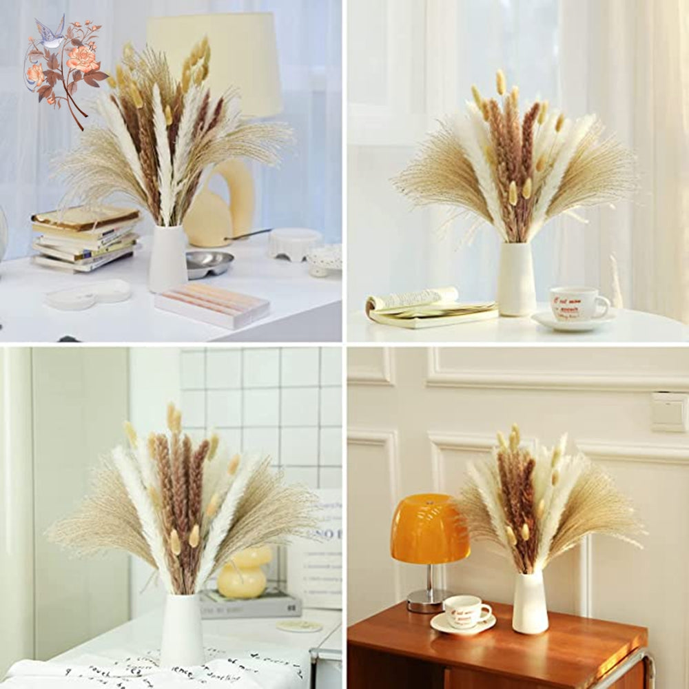 Natural Pampas Dried Flowers Bouquet Decoration