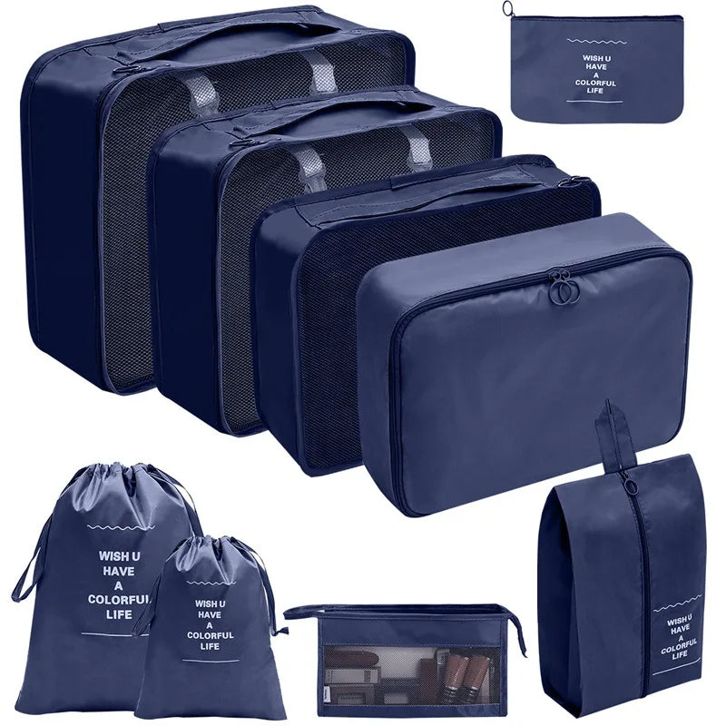 Travel Organizer Storage Bags Suitcase 7/8/9/10 Pcs Set