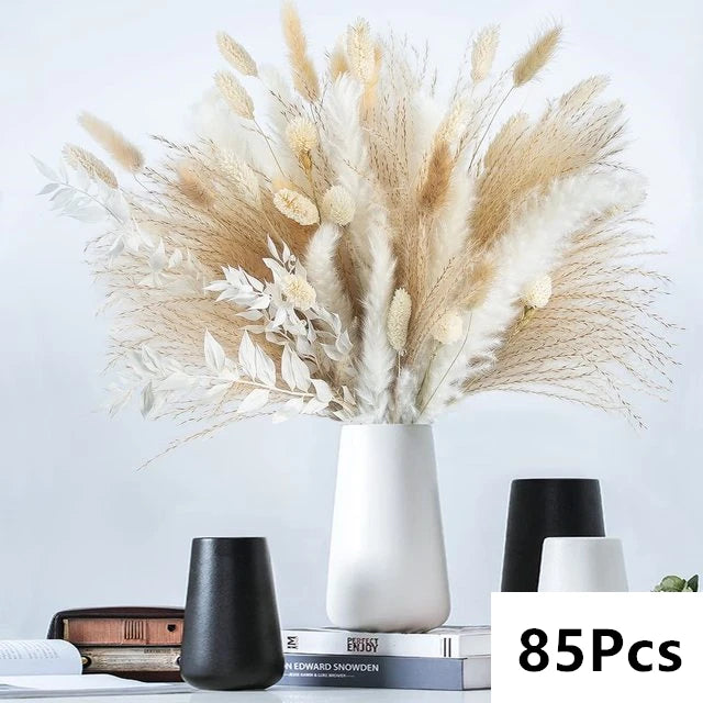 Natural Pampas Dried Flowers Bouquet Decoration