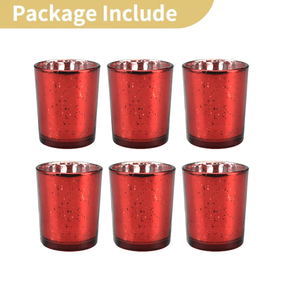 Mercury Glass Tealight Candle Holders