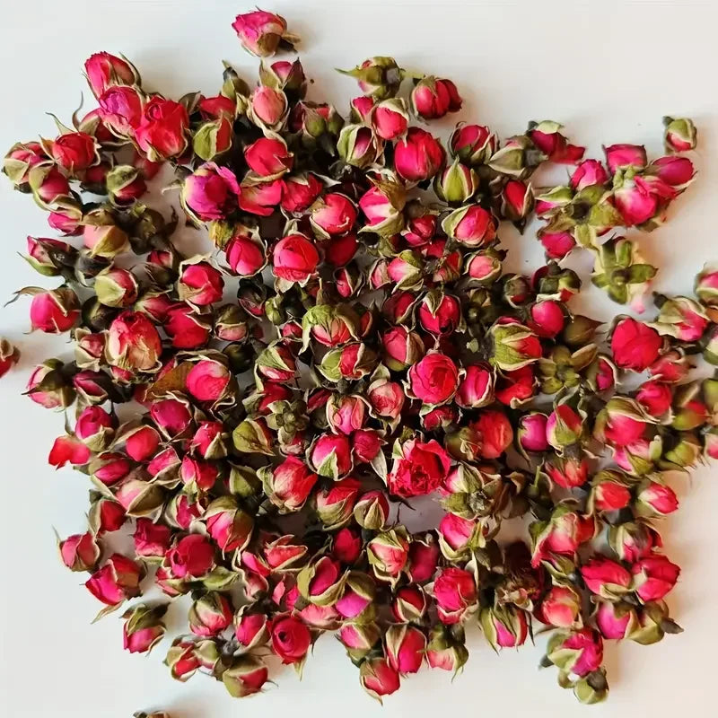 Rosa rosa seca, decoración para sala de estar, hecha a mano.