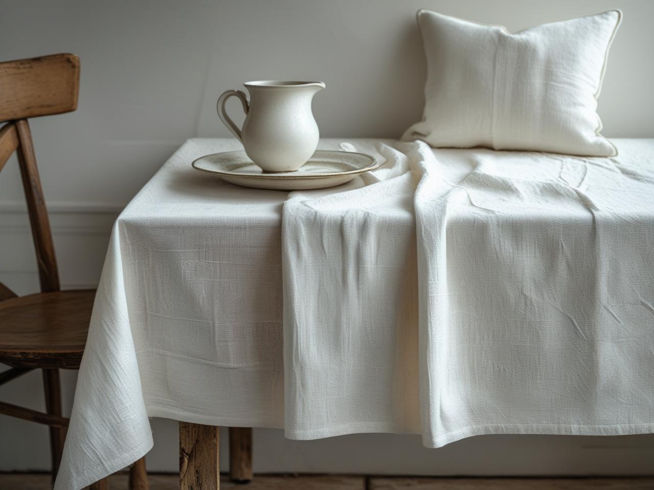 Tovaglia Zalea in cotone tinta unita – varie misure