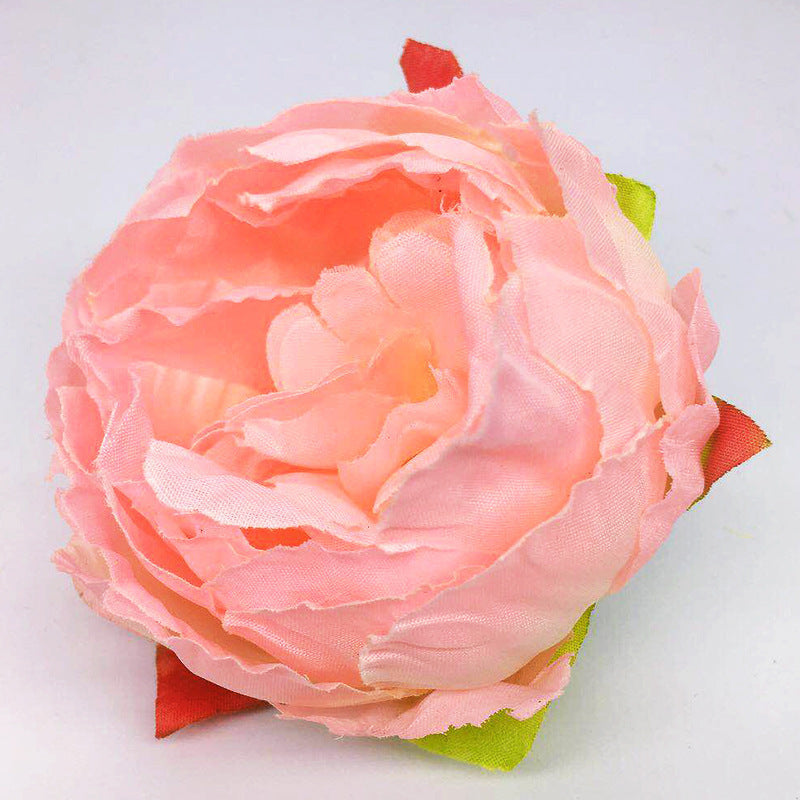 Flores artificiales de tela de seda floral