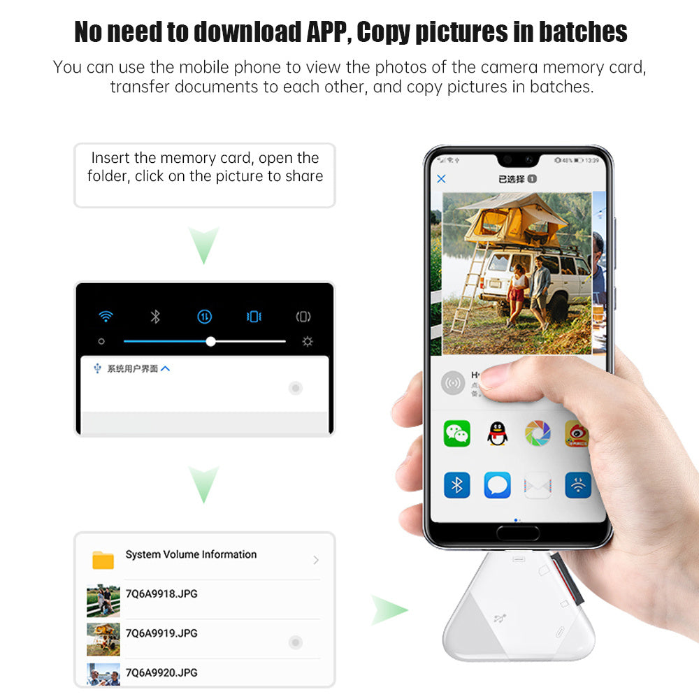 Multi Function Magnetic USB 3.0 USB 2.0 High Speed OTG Adapter