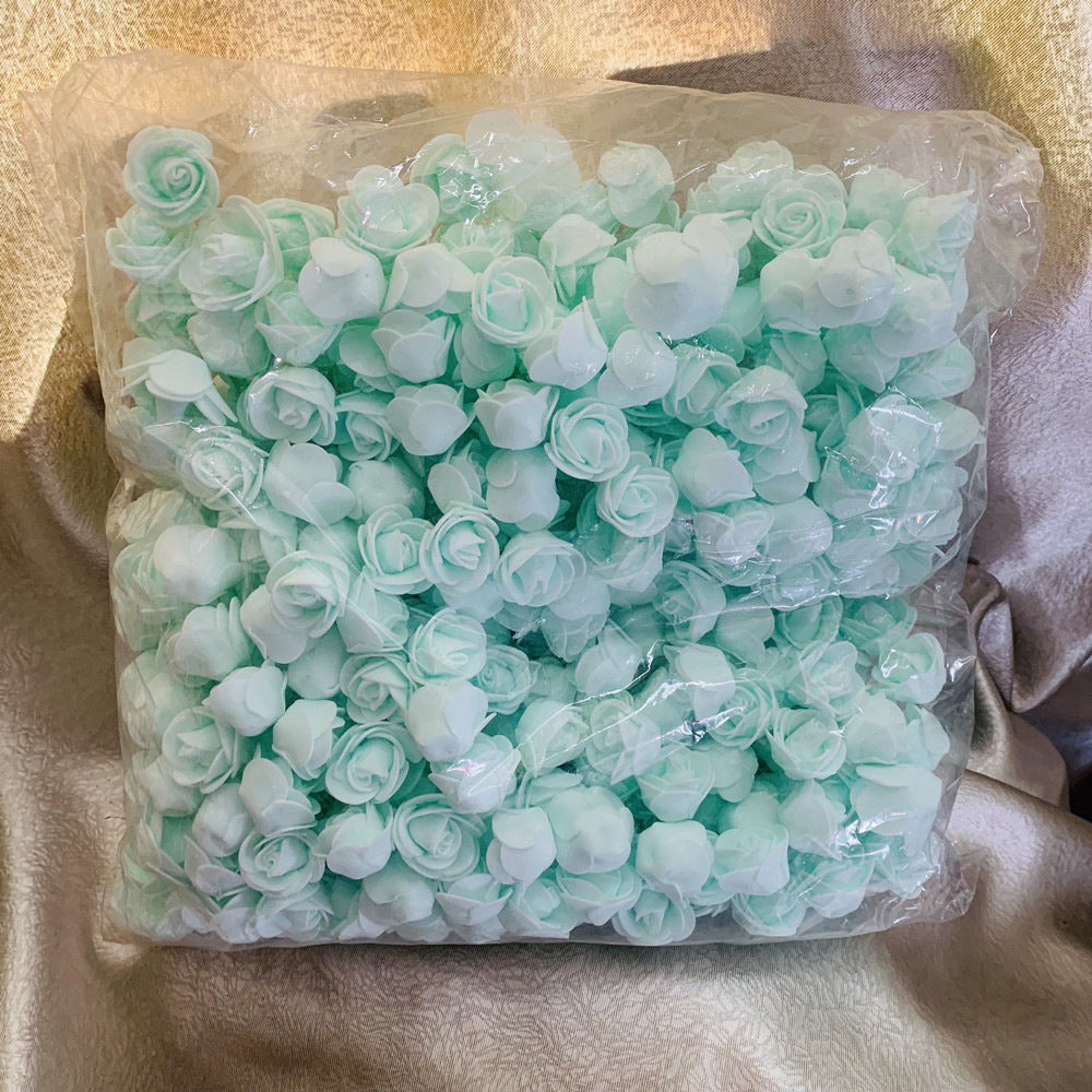 Diametro 3 cm Schiuma Rosa Fiori Artificiali 500 Pezzi