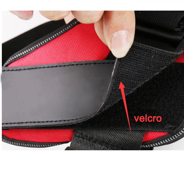 Atmungsaktives Hundegeschirr NO PULL Weste mit Aufnäher