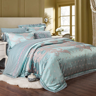 Bed Full Cotton Four-piece Linen and Duvet Cover