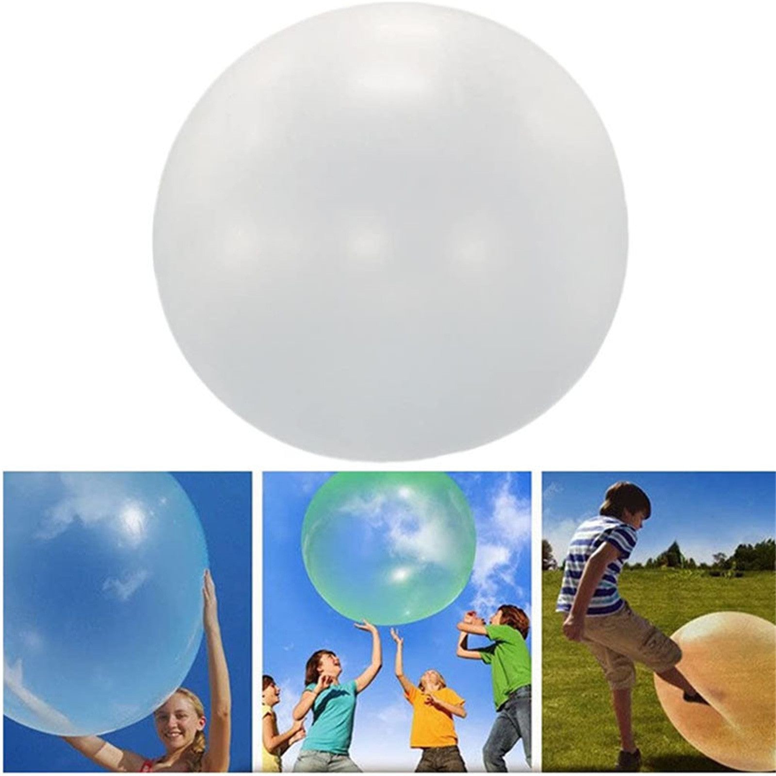 Pelota inflable grande elástica de juguete para niños
