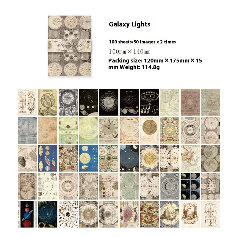 Materiale cartaceo Retro Sfondo artistico per qualsiasi quaderno