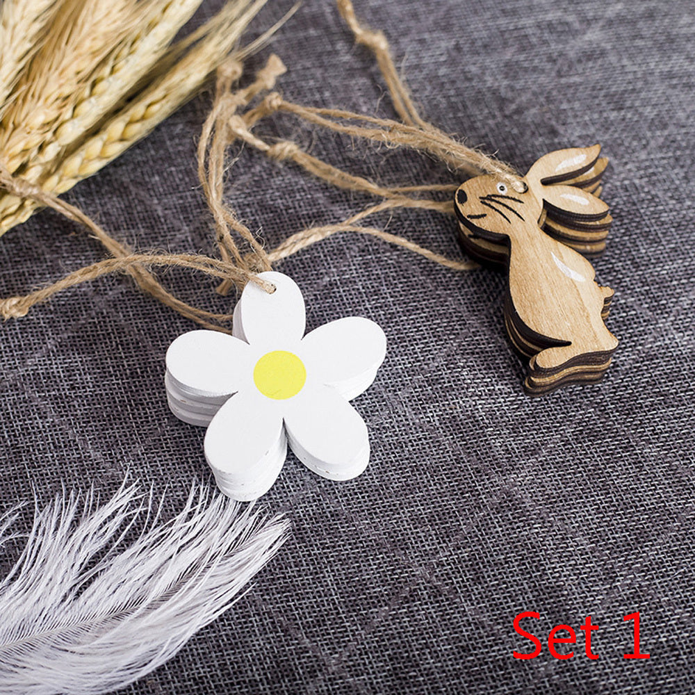 Decorazioni pendenti decorative in legno di Pasqua
