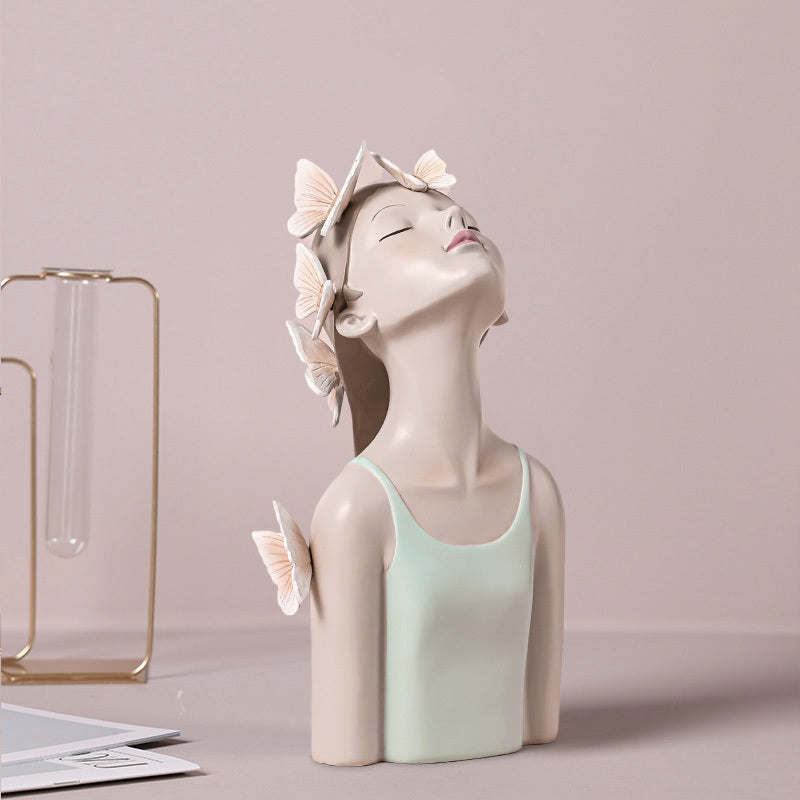 Ornamenti in resina Bubble Girl Nordic Creative Home