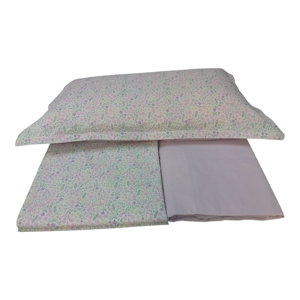 Campo di Fiori – Completo Letto Matrimoniale in Cotone Percalle, hergestellt in Italien