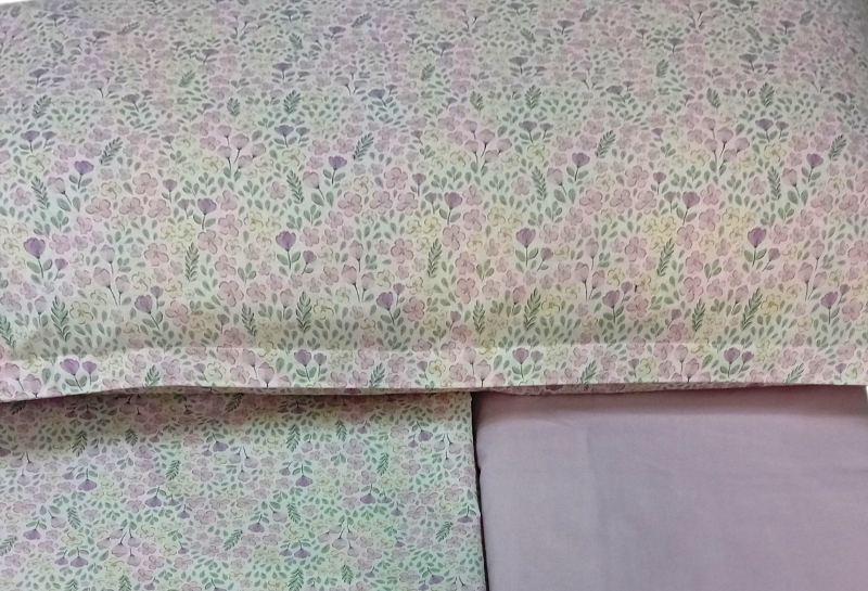 Campo di Fiori – Completo Letto Matrimoniale in Cotone Percalle, hergestellt in Italien