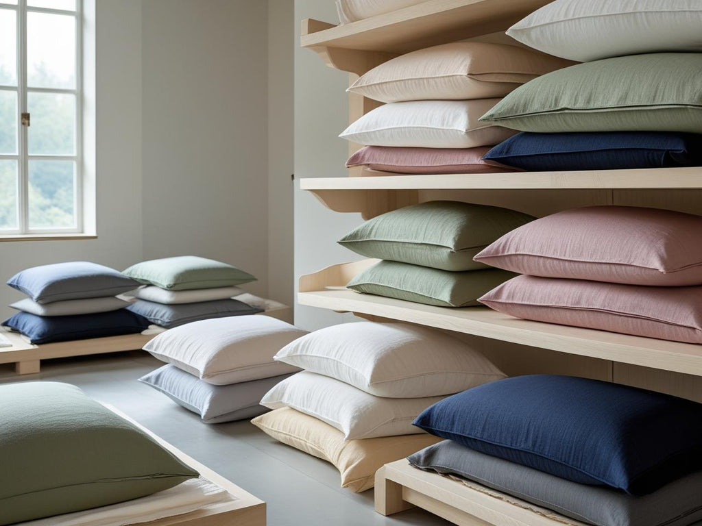 Coppia Federe Cuscino Letto Cotone Percalle 200 Fili ARIA 