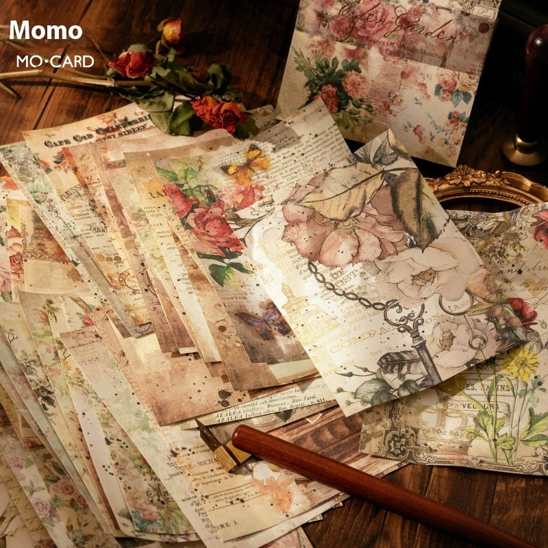 Materiale cartaceo Retro Sfondo artistico per qualsiasi quaderno