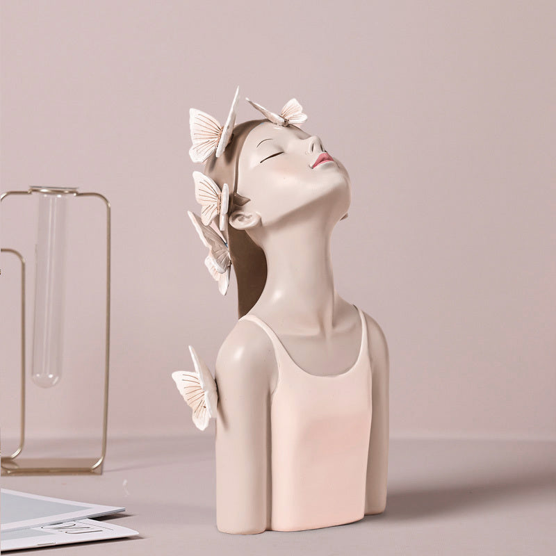 Bubble Girl Resin Ornaments Nordic Creative Home