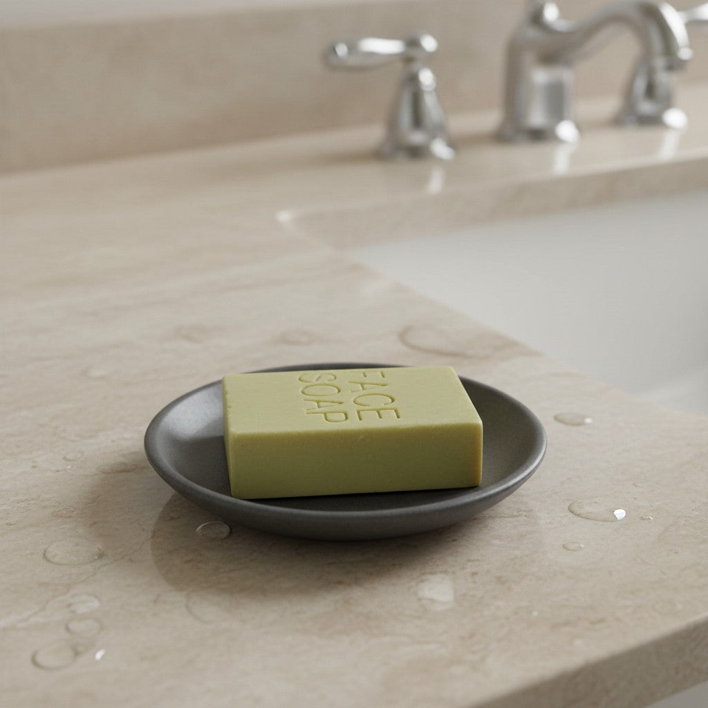 LATTE DETERGENTE VISO SOLIDO PELLI IMPURE ALLO ZOLFO - Da 50 g Verpackung im Kartoncino riciclabile