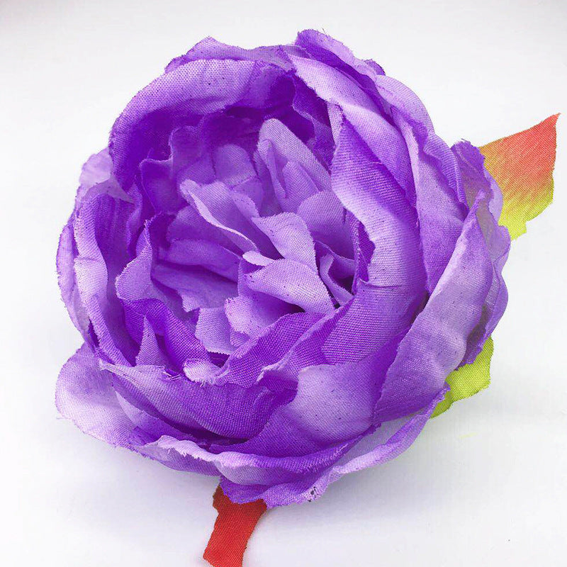 Flores artificiales de tela de seda floral