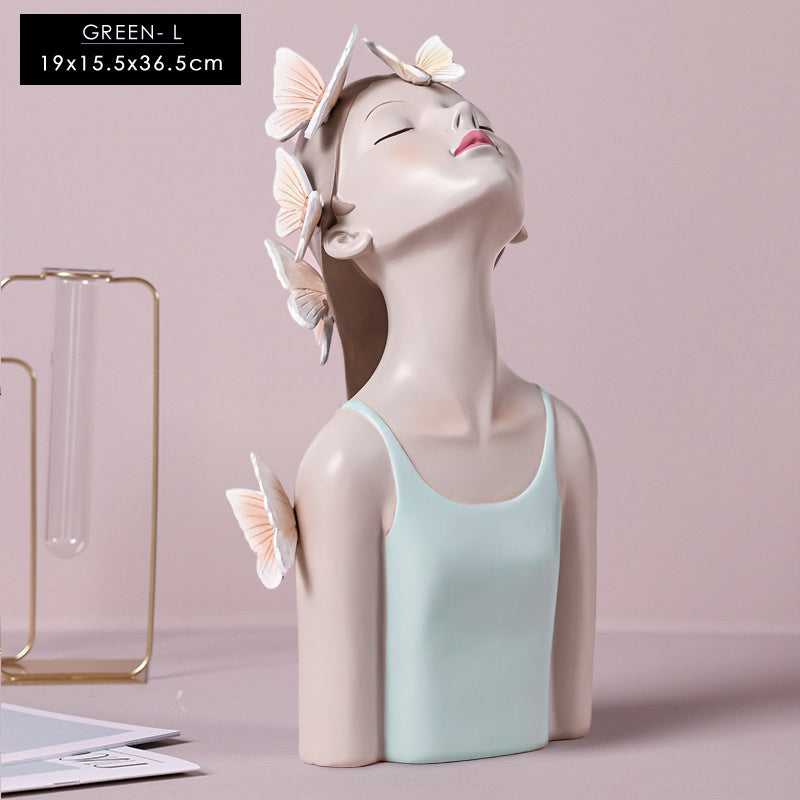 Ornamenti in resina Bubble Girl Nordic Creative Home