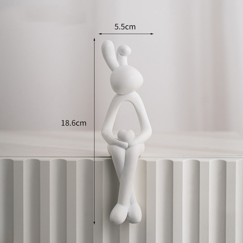 Kaninchen mit kleinen Beinen, lang