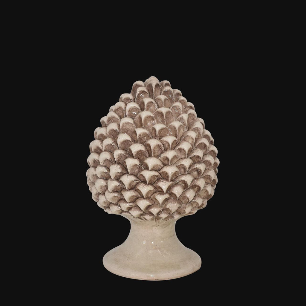 Pigna Siciliana Decoro Madreperla Antichizzato