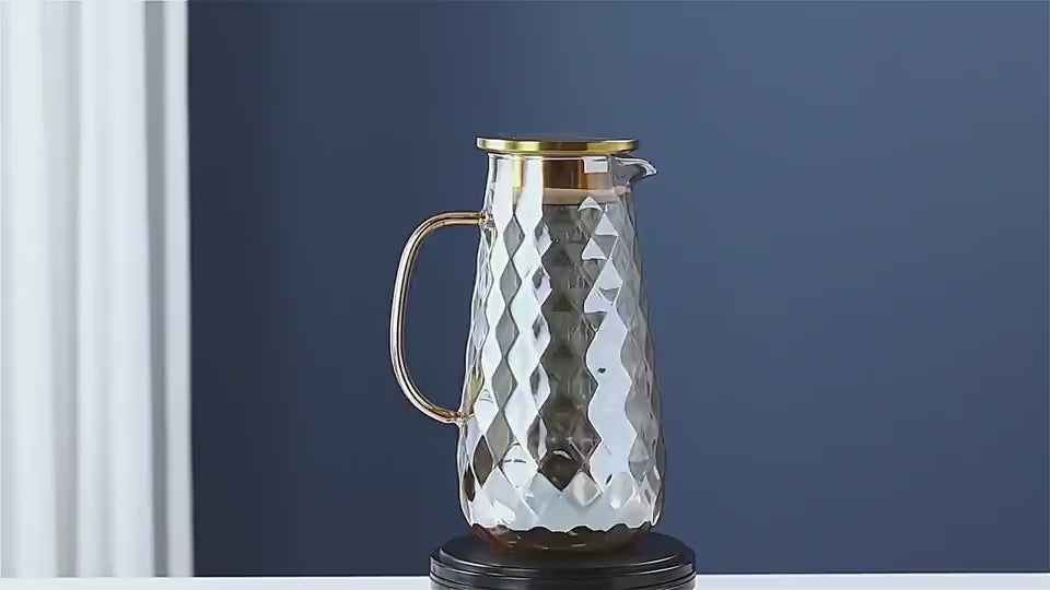 Vangaux Thickened Glass Cold Flask Small Fresh Cha