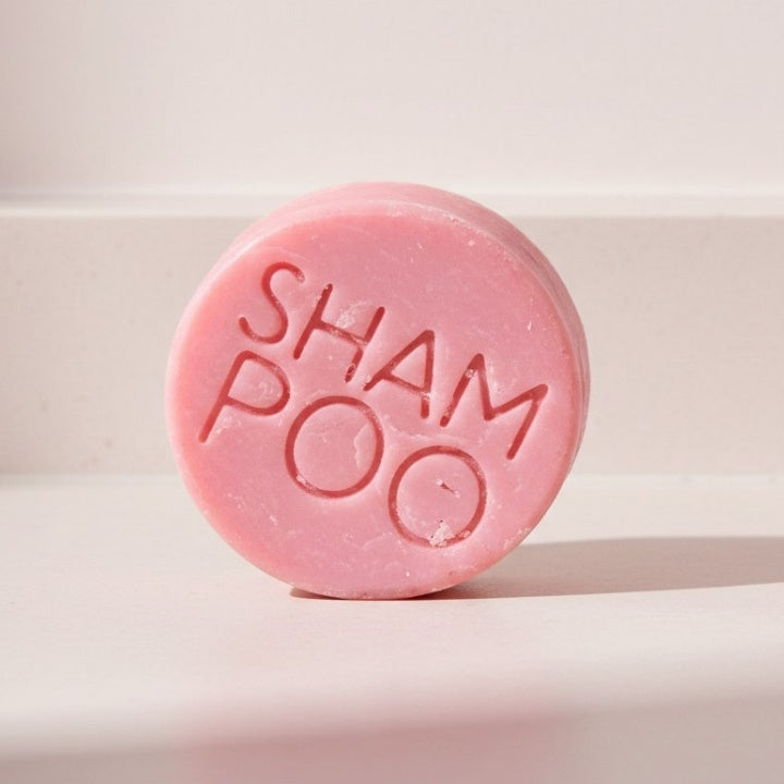 SHAMPOO SOLIDO CAPELLI BIONDI ALL'UVA FRAGOLA CON BAR SAVER IN SUGHERO