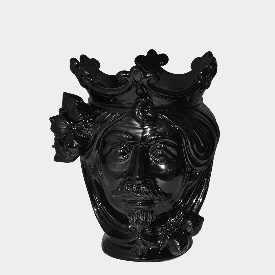 Testa h 25 limoni nero lucido maschio