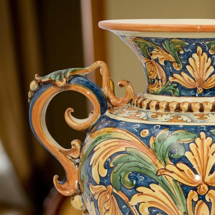 Vaso Anfora H 40 Ornato Calatino - Ceramiche di Caltagirone Sofia
